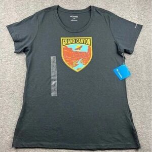 Columbia Women's L Large Cotton Short Sleeve Grand Canyon T-Shirt